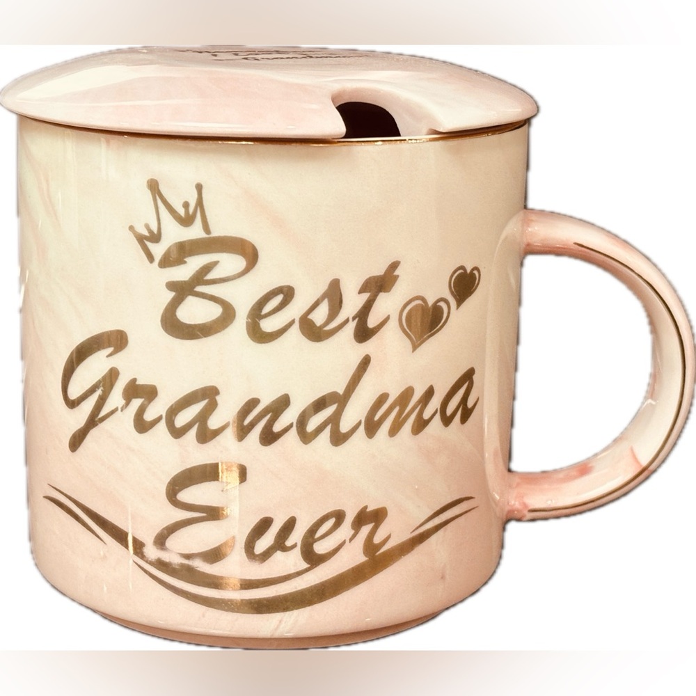Best Grandma Ever Pink Ceramic Mug